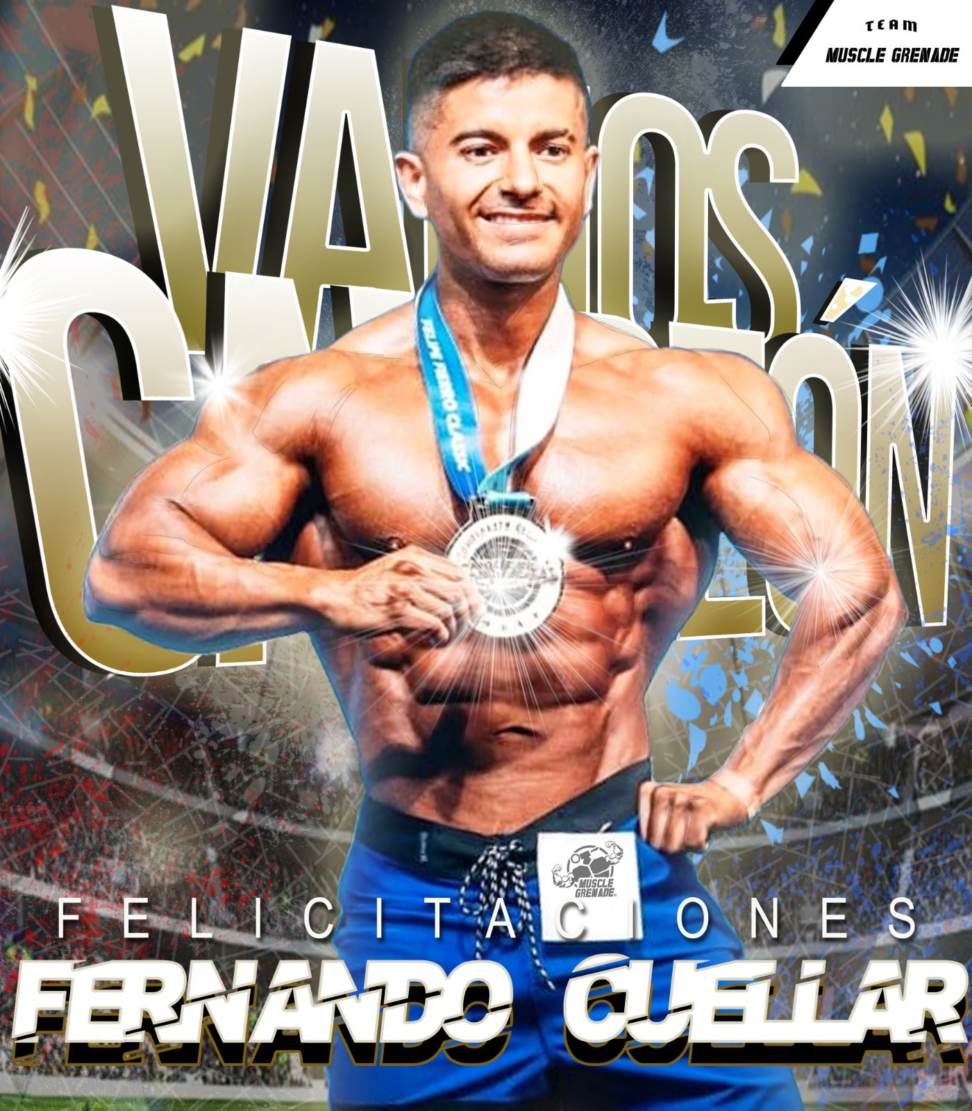 Fernando Cuellar Elevando el Estándar como Atleta Muscle Grenade
