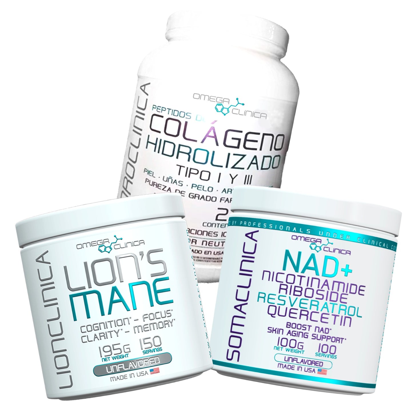 Omega Clínica: Lion's Mane, NAD+ y Colágeno