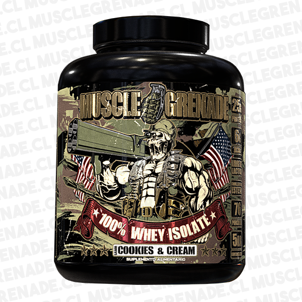 Muscle Grenade / Proteina / 100% Whey Isolate / 76 servicios