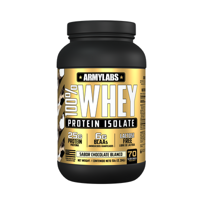 ArmyLabs 100% Whey Protein Isolate 5 libras