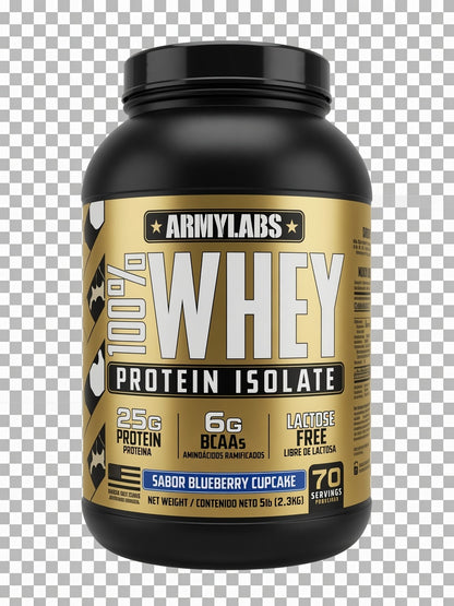 ArmyLabs 100% Whey Protein Isolate 5 libras